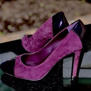 🆕Classic Ralph Lauren Suede Patent Edeena Pump